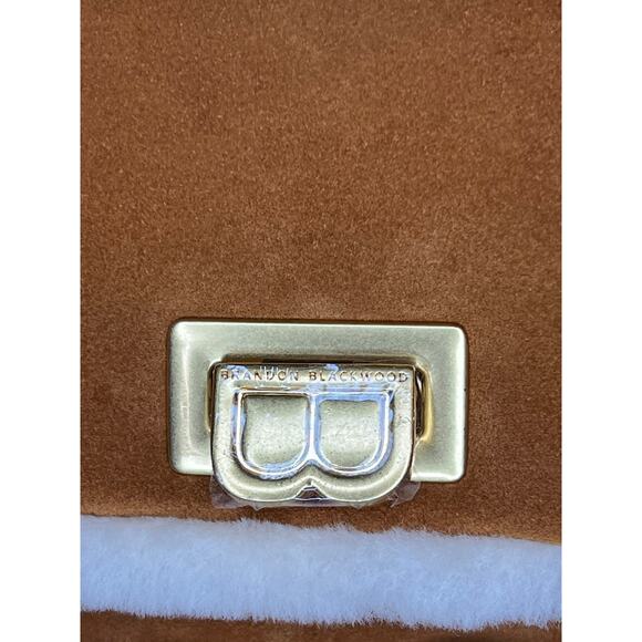 Brandon Blackwood Avi Backpack in Tan and Cream - Picture 10 of 12